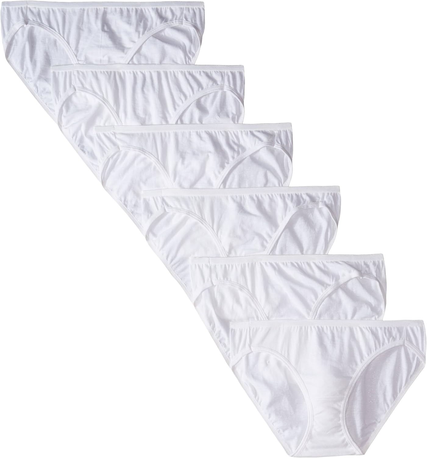 Hanes Women's Cotton Bikini 6 Pack, Size 6 at Amazon Women’s Clothing store