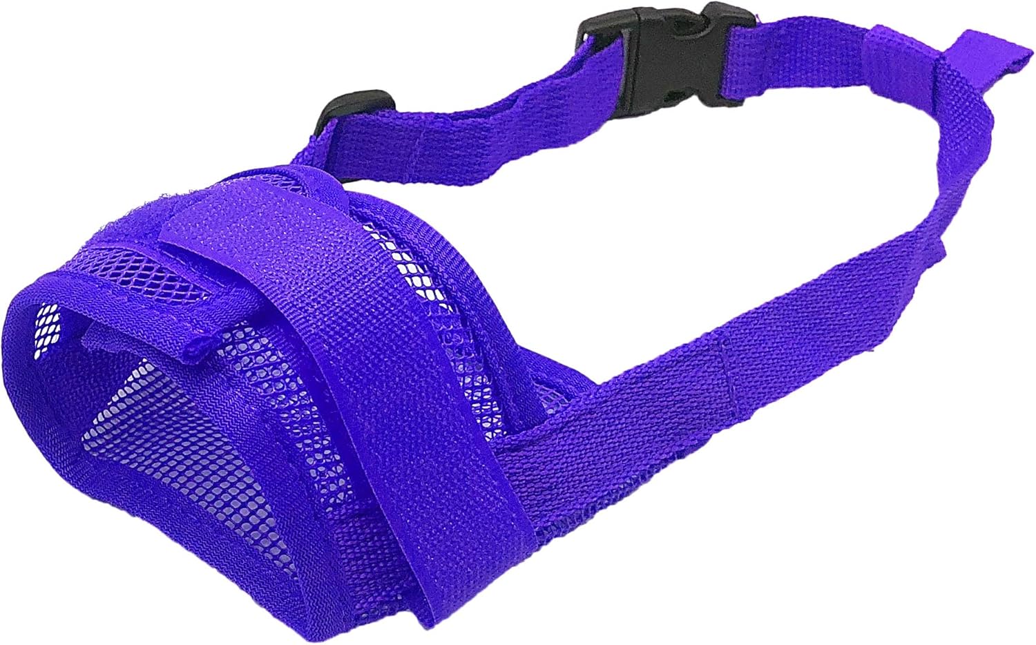 YAODHAOD Nylon Mesh Breathable Dog Mouth Cover, Quick Fit Dog Muzzle with Adjustable Straps,Pet Mouth Cover
