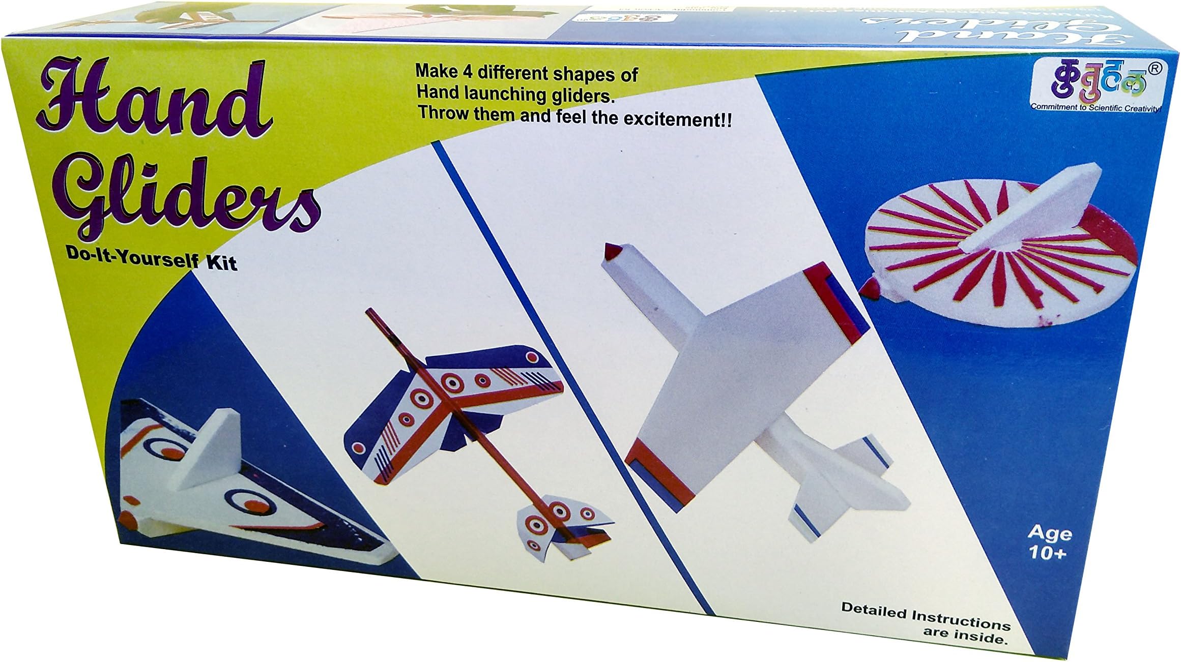 kutuhal hand gliders. demonstration by do it yourself working model- Multi color