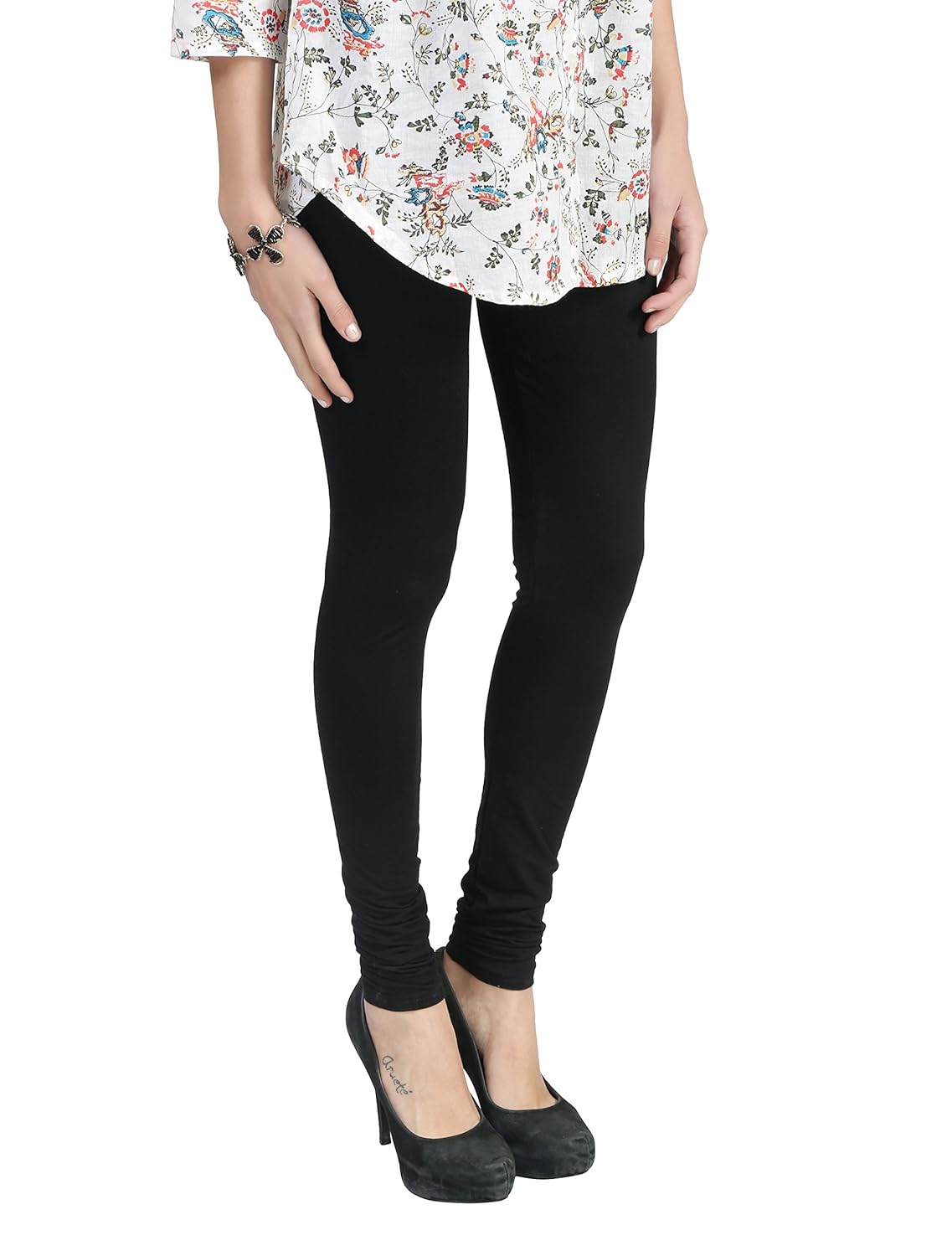 trendy trotters cotton lycra leggings for girls