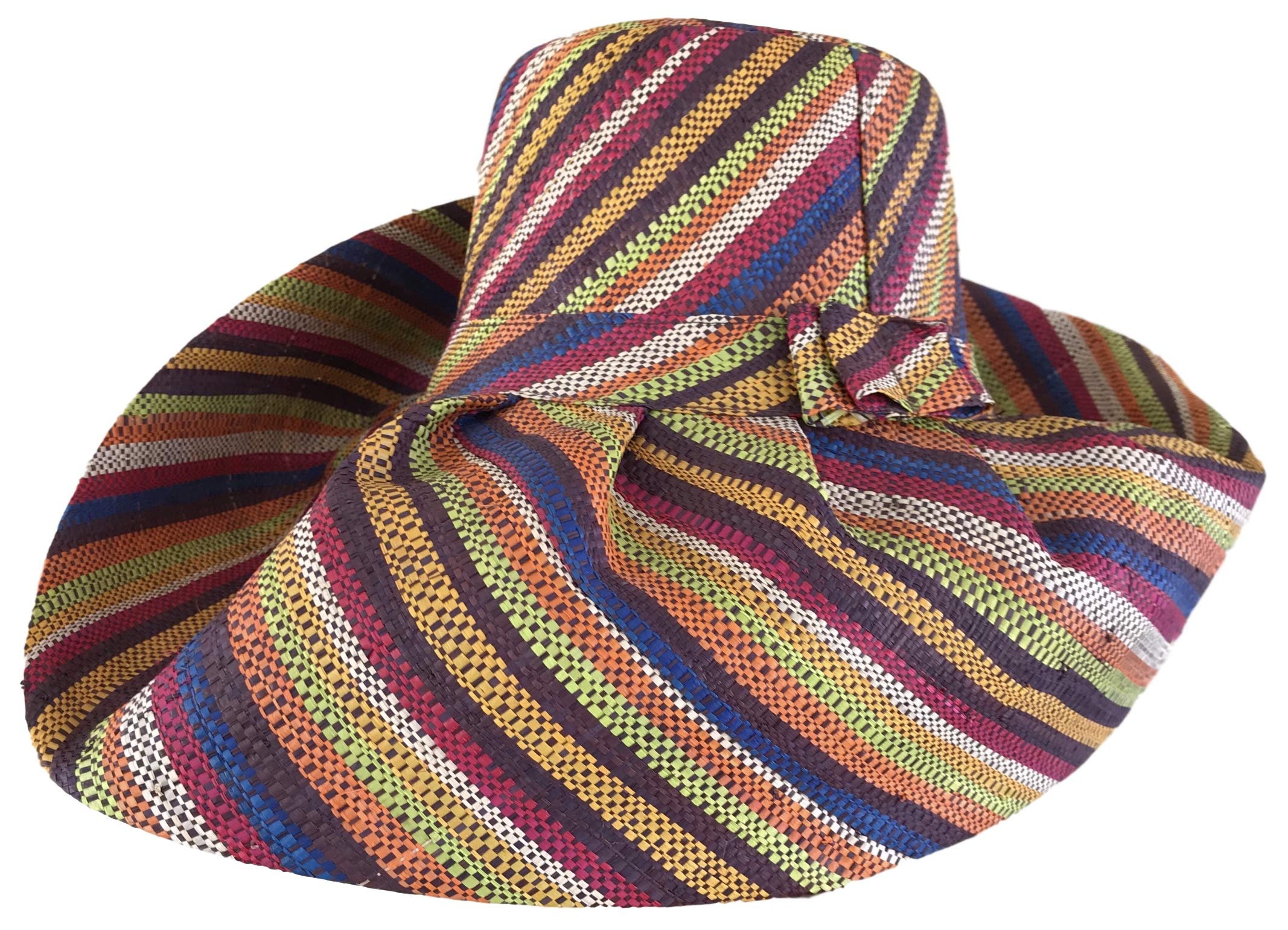 Head Madagascar Raffia Straw Hat 