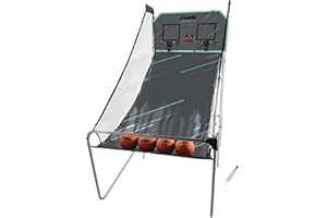 Franklin Sports Arcade Basketball - Indoor Basketball Shootout - 2 Players - Includes Electronic Scoreboard and 4 Mini Basket