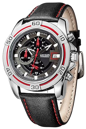 Mens Military Sport Watch Chronograph Waterproof Analog Quartz Wrist Watches