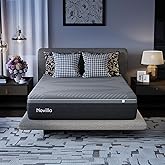 Novilla AiryFlow 12 Inch Queen Size Mattress, Gel Memory Foam Queen Mattress for Cool Night, Spinal Alignment & Pressure Relief, Queen Mattress in a Box, CertiPUR-US Certified, Medium Firm
