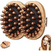 2PCS Meridian Brush Massage Body, Meridian Pressure Brush Wood Therapy Massage Tools for Full Body Shaping and Pain Relief