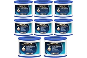 Hrozny Type VI spa Filter and hot tub Filter Replacement Cartridge for Inflatable hot tub Filters(8pack)