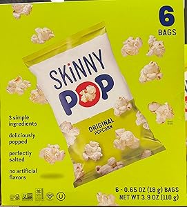 SKINNY POP Original Popcorn 10Ct, 5 OZ