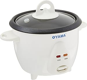 Oyama 3 Cup (uncooked rice) Traditional Rice Cooker-Warmer