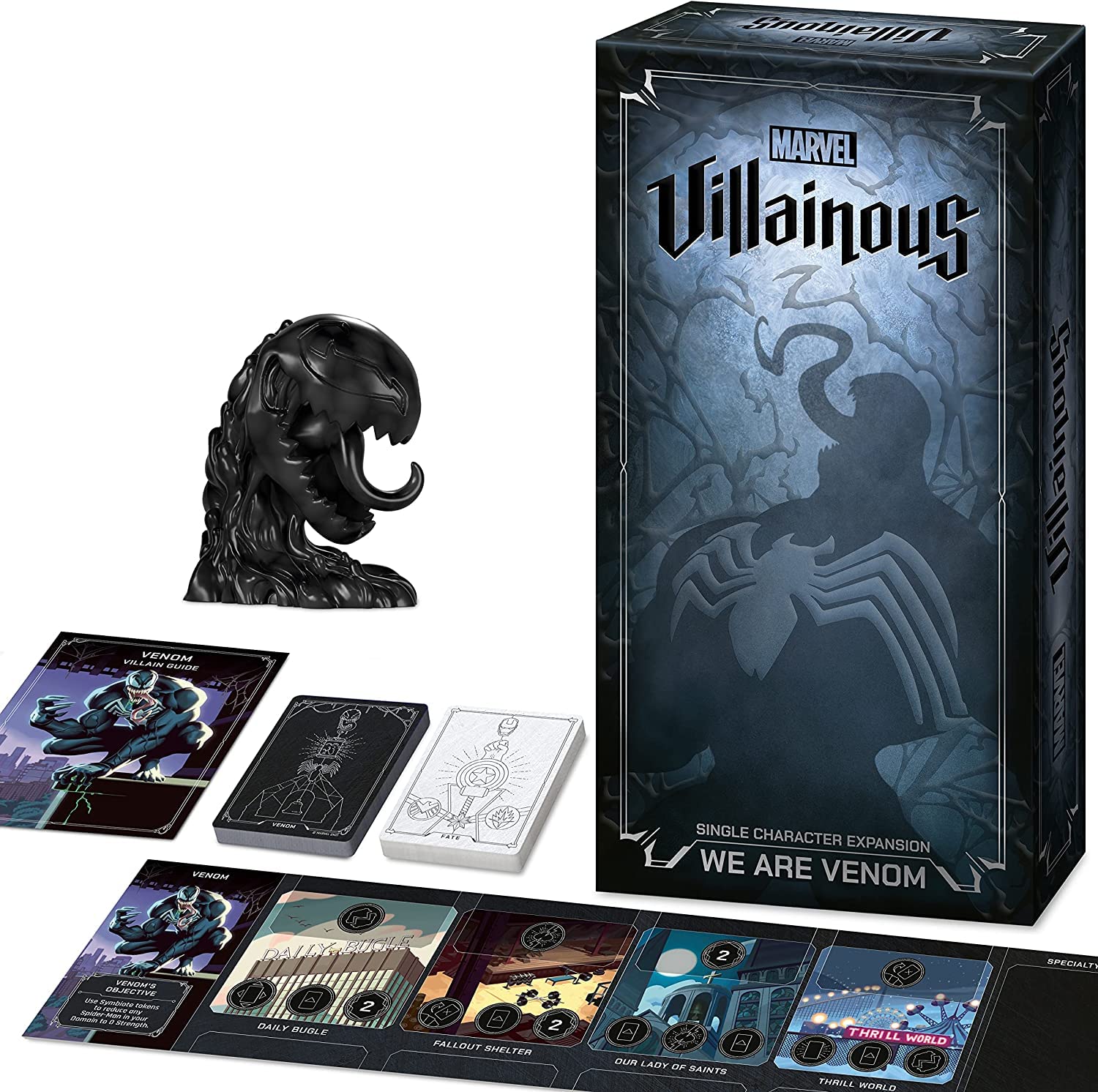 Ravensburger Marvel Villainous Venom Expansion - Strategy Family Board Games for Adults and Kids Age 10 Years Up