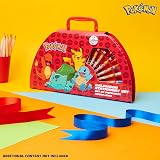 Pokémon Art Supplies Set with Colouring Pencils Felt Tip Pens Watercolors Red view 6
