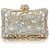 CZWLWYXB Rhinestone Evening Bag Sparkly Womens Crystal Purse Party Wedding Cocktail Prom Clutches