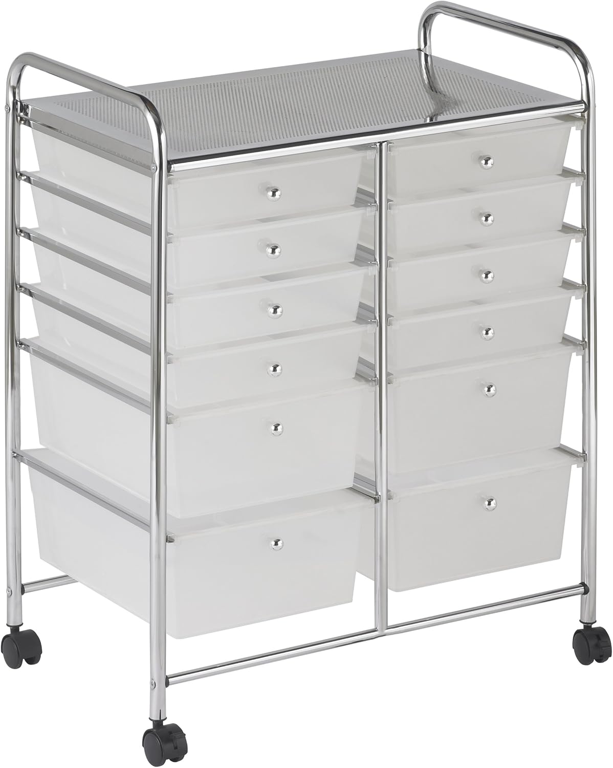 Ecr4kids 12 Drawer Mobile Organizer 31 75 H White Amazon Ca