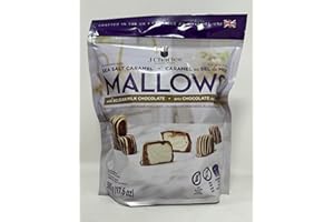 J.Charles Sea Salt Caramel Flavoured Mallows – Soft & Indulgent Marshmallows, 500g