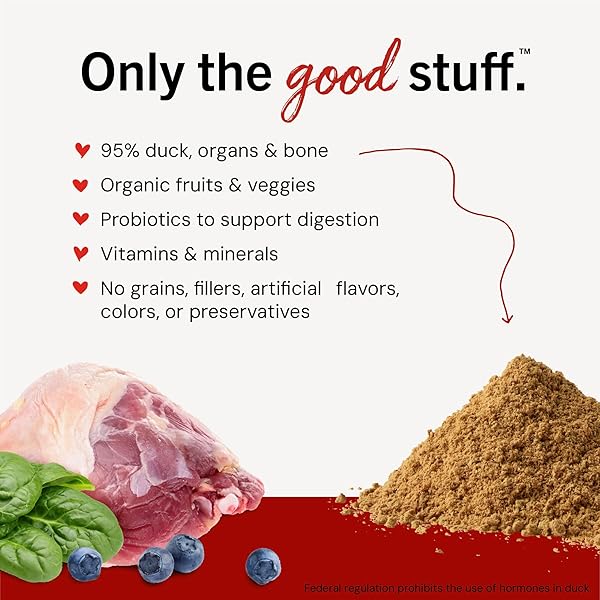 STELLA & CHEWY’S FREEZE-DRIED RAW MARIE’S MAGICAL DINNER DUST – PREMIUM DUCK & TURKEY DOG FOOD TOPPER WITH ORGANIC FRUITS & VEGETABLES – PERFECT FOR PICKY EATERS – 7OZ