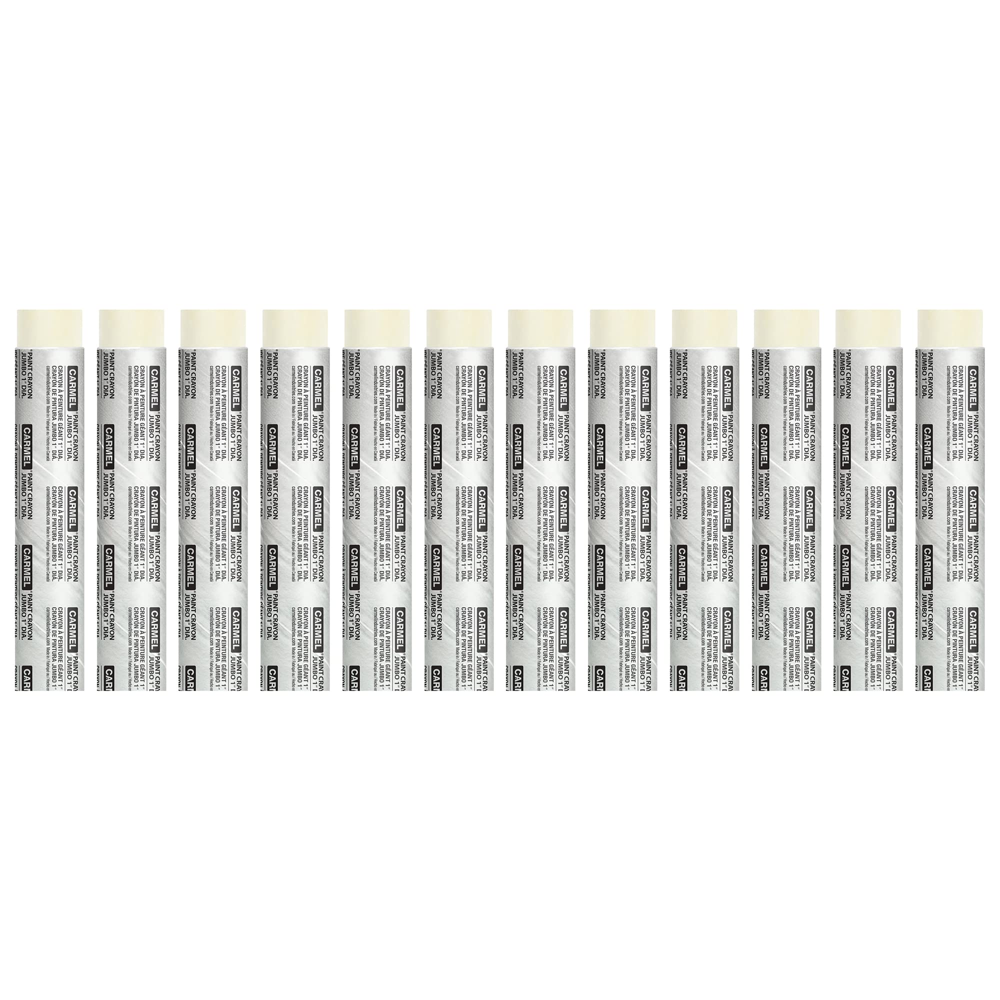 Photo 1 of Carmel Paint Crayon Jumbo, Box of 12 (White)