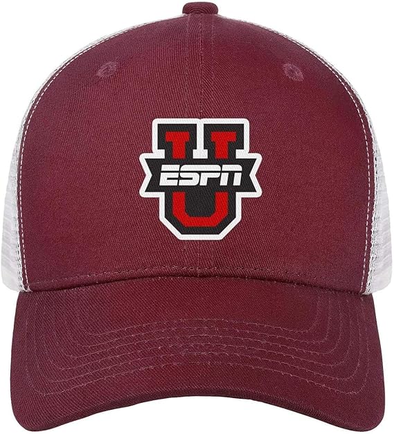 ESPNLogo Unisex Casual Baseball Hats Pattern Adjustable