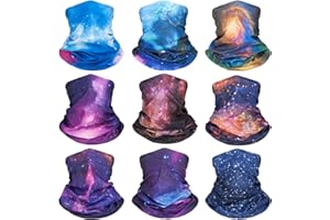 LILLBJORNEN Neck Gaiter Sun Protection Face Mask for Men Women Breathable Head Wrap Headwear Balaclava Bandana