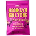 Brooklyn Biltong - Air Dried Grass Fed Beef Snack, South African Beef Jerky - Whole30 Approved, Paleo, Keto, Gluten Free, Sugar Free, Made in USA - 2 oz (Steakhouse)