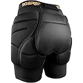 Soared 3D Protection Hip Butt XPE Padded Shorts for ski, ice Skating, Snowboarding, Skateboard for Men Women