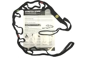 THERAPIST'S CHOICE Therapist’s Choice® Stretch Strap with Loops to Increase Flexibility, Dynamic Stretching Tool for Athletes Including Dancers, Cheerleaders, Gymnasts, Runners, Pilates and Yoga Elastic Stretch Band