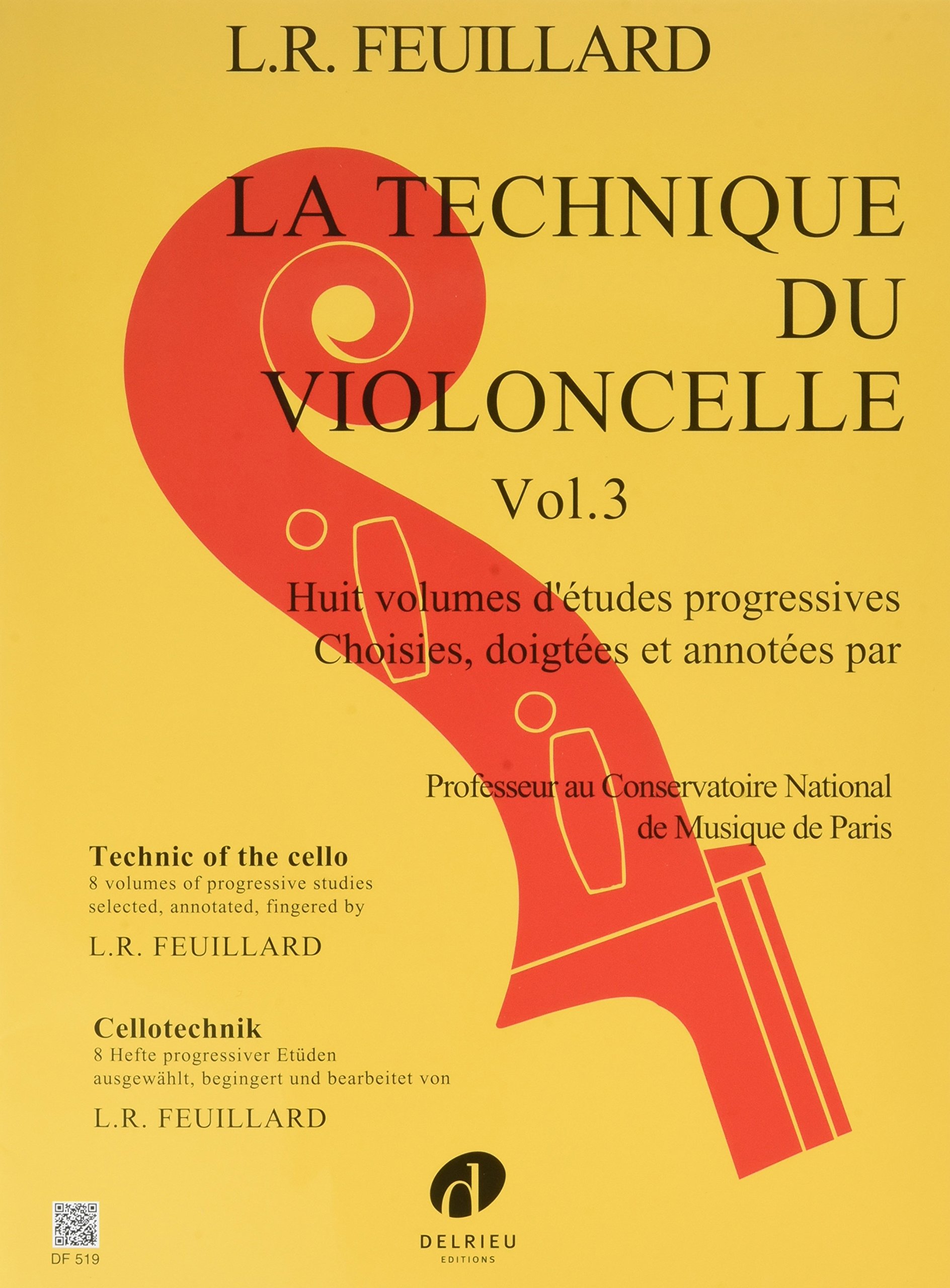 Technique du Violoncelle Vol.3 (Cello Technique Volume 3)