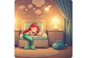 Sleepy Ariel Mermaid Princess Asleep with Calming Seafoam White Noise for Fire TV & Fire Tablet