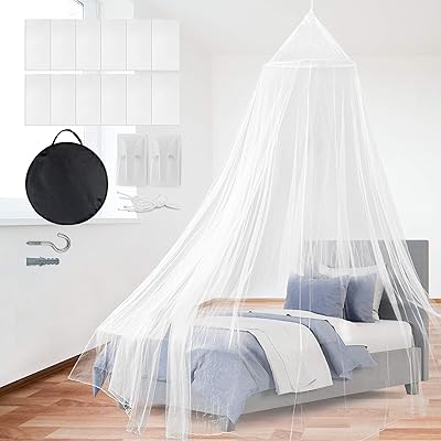 PGFUNNY Mosquito Net Bed Canopy for Indoor & Outdoor Use