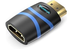 BlueRigger HDMI CEC Less Adapter (4K UHD, ARC, Ethernet, Male to Female CEC Blocker) - Compatible with HDTV, TV Stick, Chromecast, Nintendo Switch, Xbox, PS5, PC, Soundbar