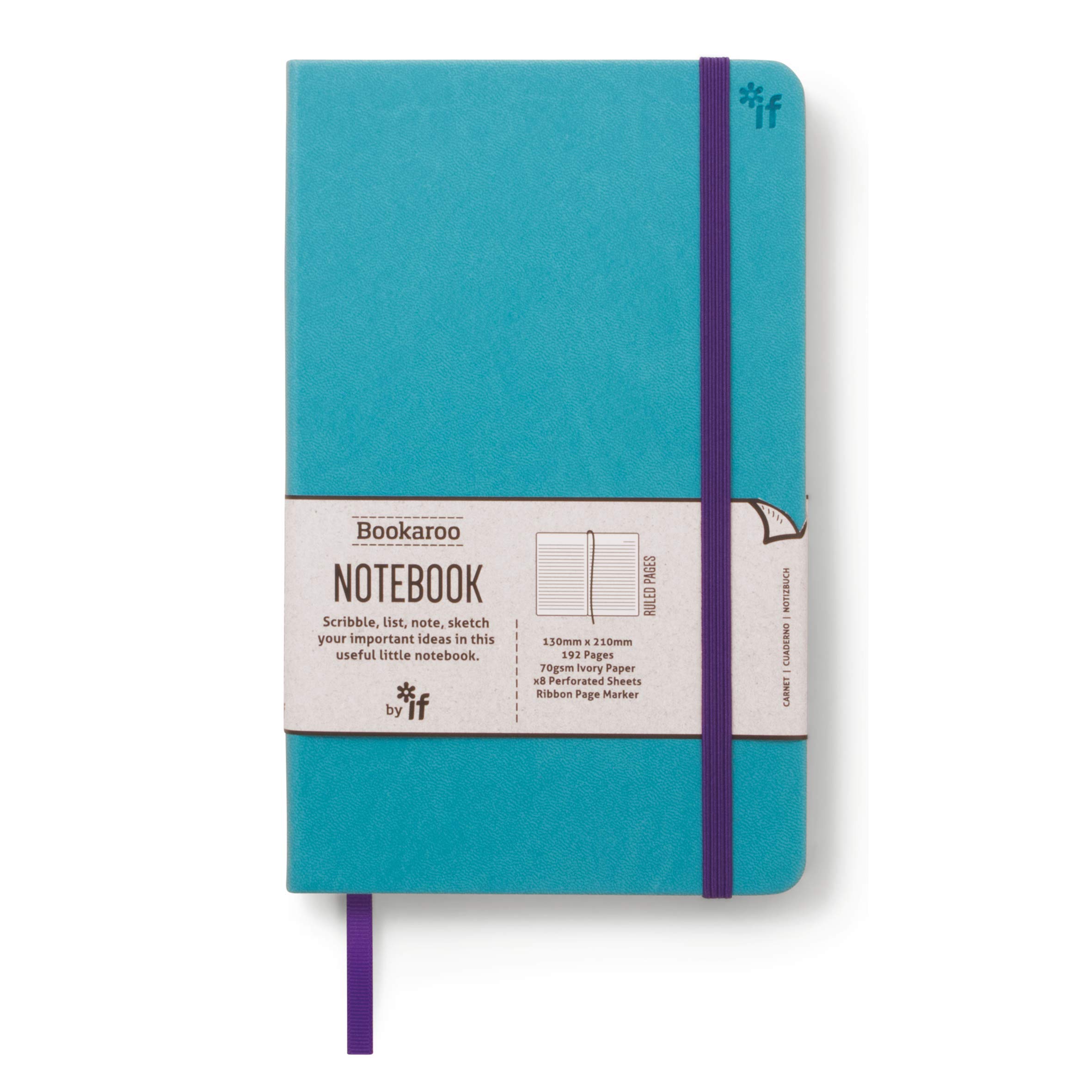 Bookaroo Notebook Journal - Turquoise