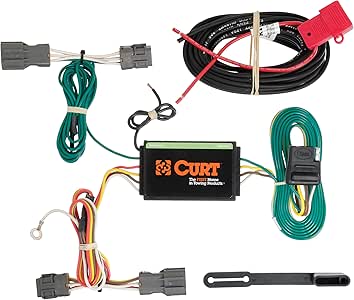 CURT Manufacturing 56184 Vehicle-Side Custom 4-Pin Trailer Wiring