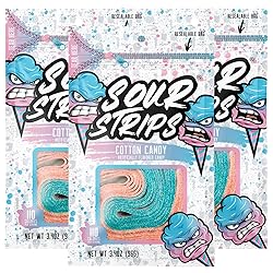 Sour Strips Flavored Sour Candy Strips, Deliciously
