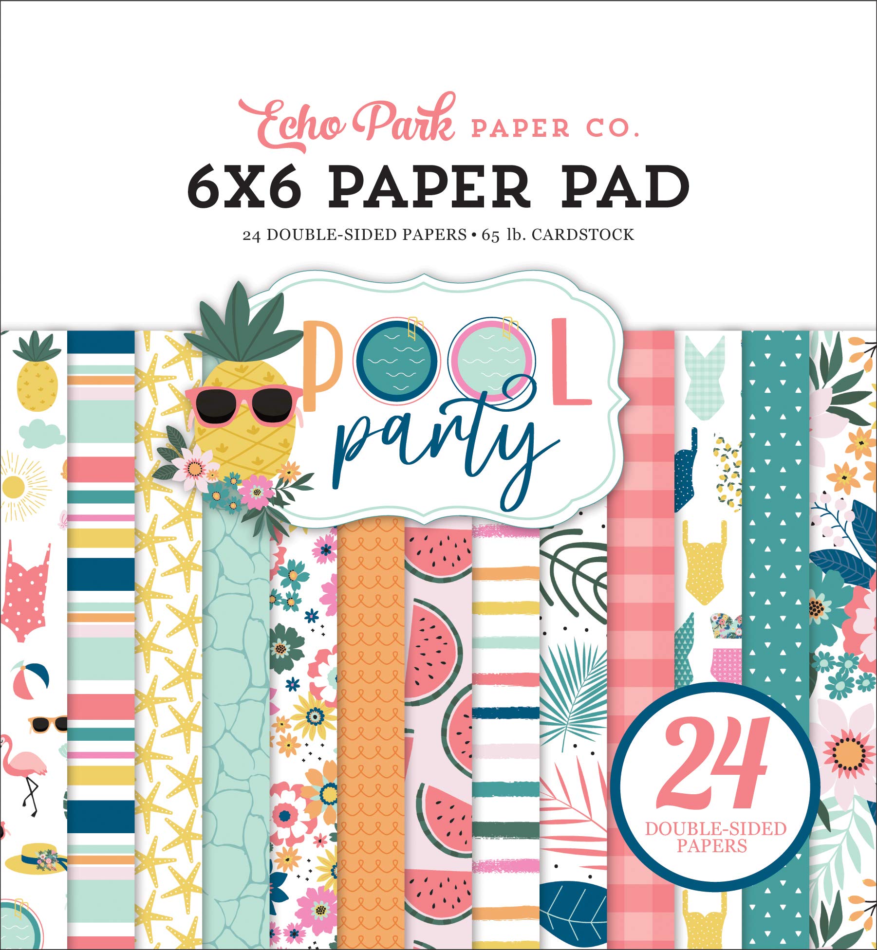 Echo Park Paper Co 6" x 6" Paper Pad Pool Party