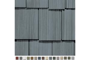 CERTAINTEED Cedar Impressions Double 9in. Staggered Rough Split Shakes (1/2 Square) Flagstone