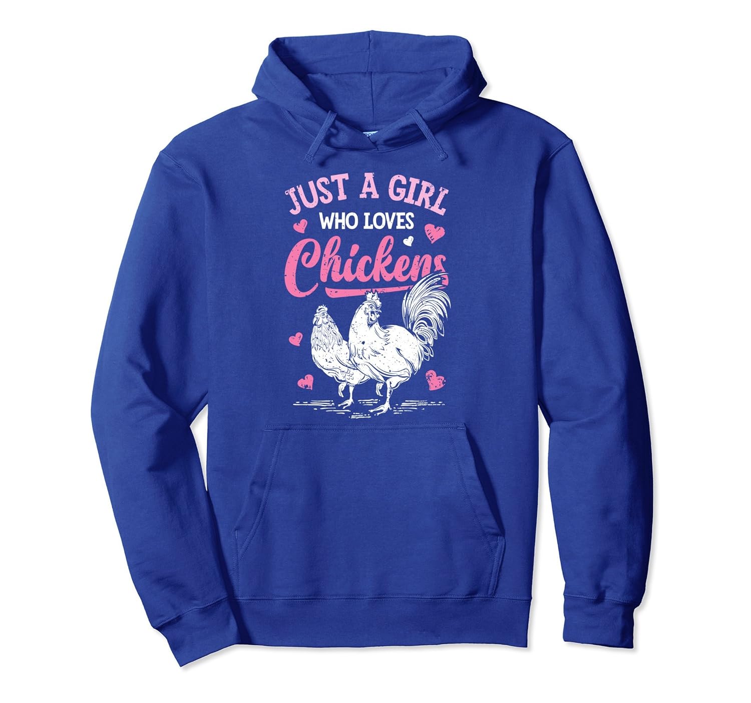 Just a Girl Who Loves Chickens Hoodie Chicken Farmers Farm- TPT