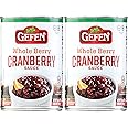 Gefen Whole Berry Cranberry Sauce, 16oz (2 Pack) No High Fructose Corn Syrup