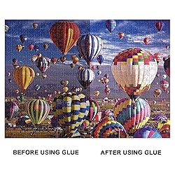YAKAMOZ Updated Jigsaw Puzzle Glue with New Sponge