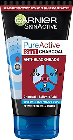 garnier skinactive charcoal 3 in 1