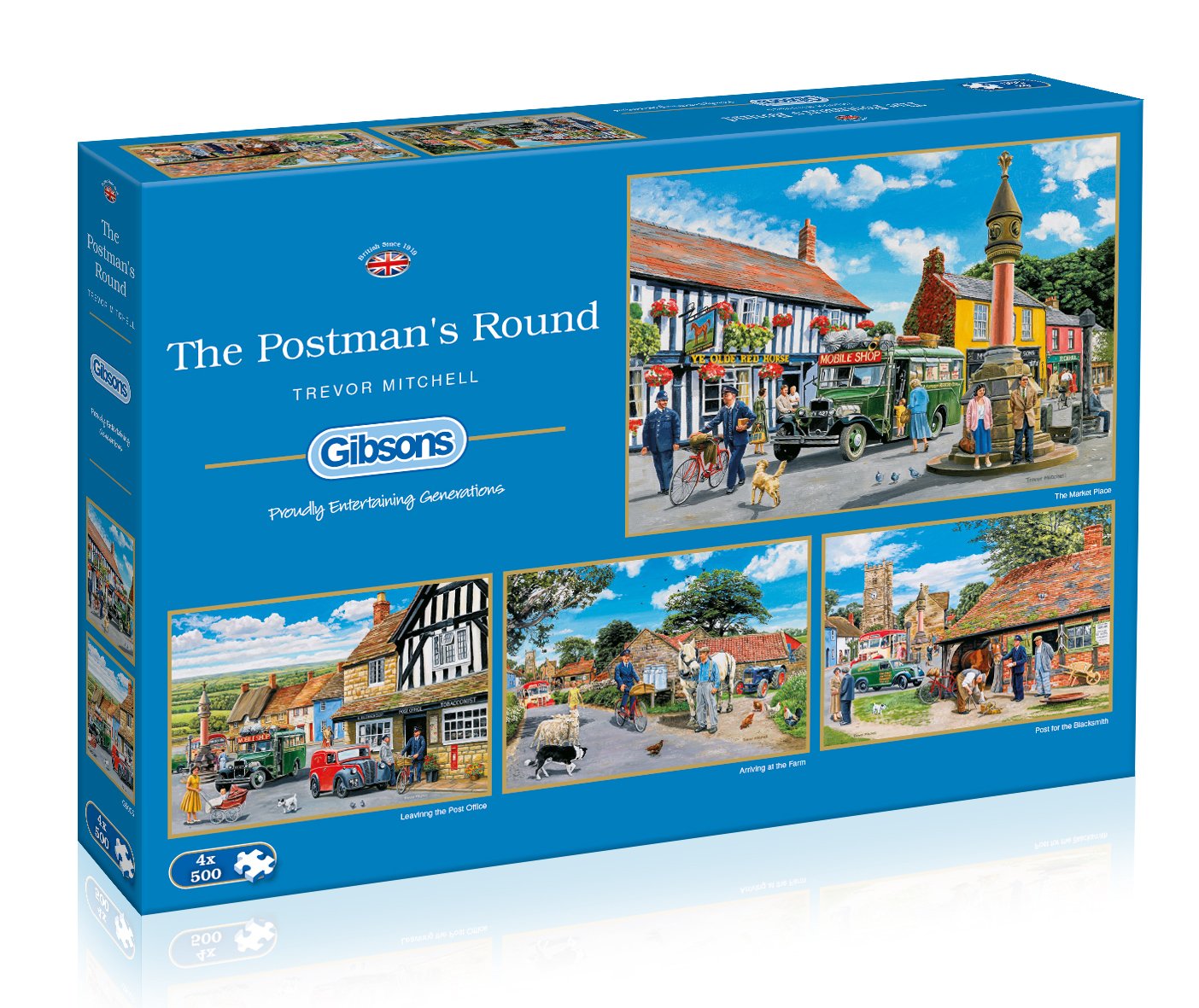 Gibsons The Postman's Round jigsaw puzzle. (4x500 pieces) Amazon.co.uk