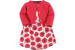 Touched by Nature Baby Girl Organic Cotton Dress and CardiganCasual Dress