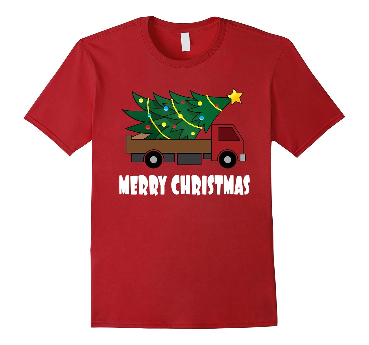 Merry Christmas Tree T-Shirt - Xmas Tree Christmas Shirt-ANZ