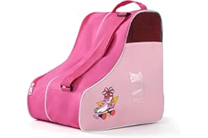 Boulder Bee Roller Skate Bag, Ice Skate Bag for Women with Adjustable Shoulder Strap, Shoe Bag for Ice Skating/Inline Skates, for Both Kids and Adults