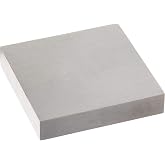 The Beadsmith Steel Bench Block - Flat Anvil Jewelers Tool - Solid Metal Bench Block for Jewelry and Stamping - Protect Your Work Surface - 4 x 4 x 0.5 inches