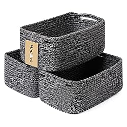 MiniArk Shelf Storage Baskets for Organizing