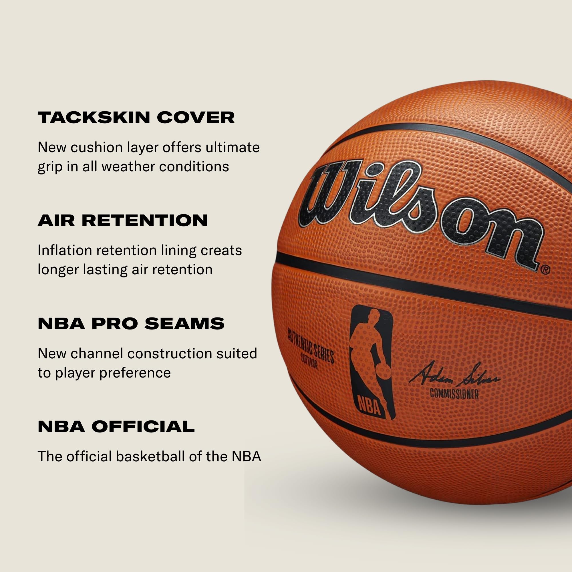 Wilson NBA Authentic Series Outdoor Basketballs
