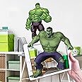 Wall Palz Marvel Incredible Hulk Wall Decals - 17" Augmented Reality Avengers Hulk Bedroom Wall Decor Peel and Stick Vinyl Wall Stickers
