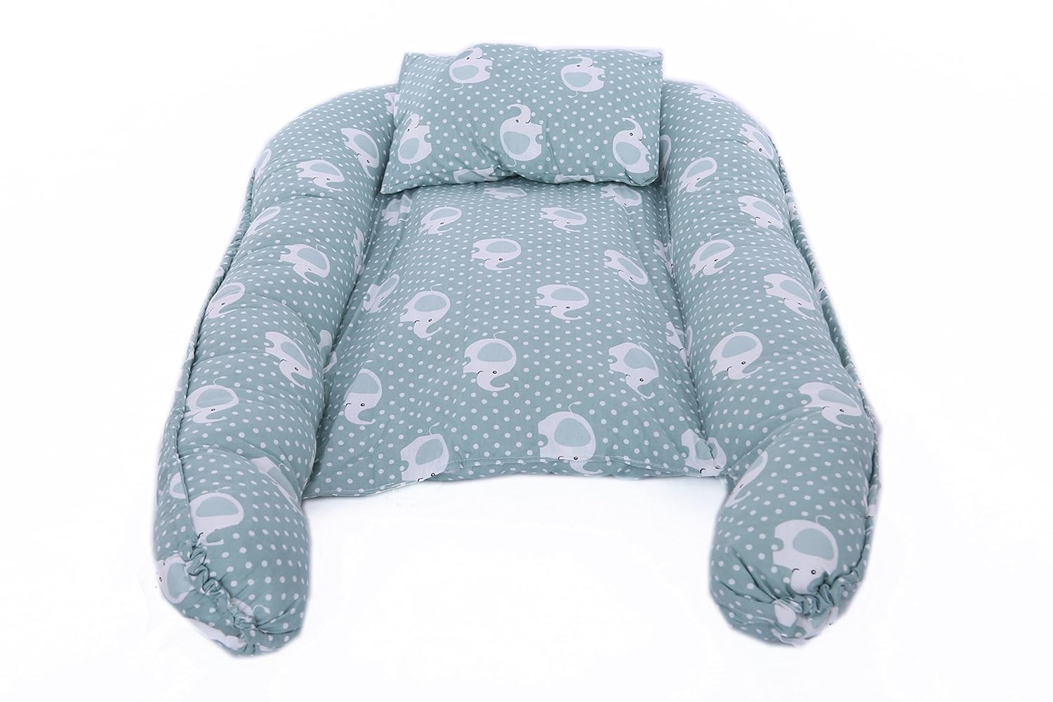 Babynest 90x50 Herausnehmbare Einlage Kuscheldecke Nackenkissen