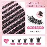 Sixstarhair Sixstarhair Individual Lashes 80D DIY Volume Cluster 8-16mm view 3