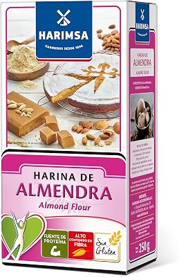 Harina de Almendra 100% Sin Gluten 250g - Apta para Repostería Keto