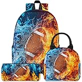 Betecoro 3pcs Backpack for Boys Girls, Backpack with Lunch Box Pencil Case for Kids Elementary Primary Middle School