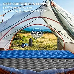 MEETPEAK Extra Thick 5 inch Inflatable Sleeping Pad